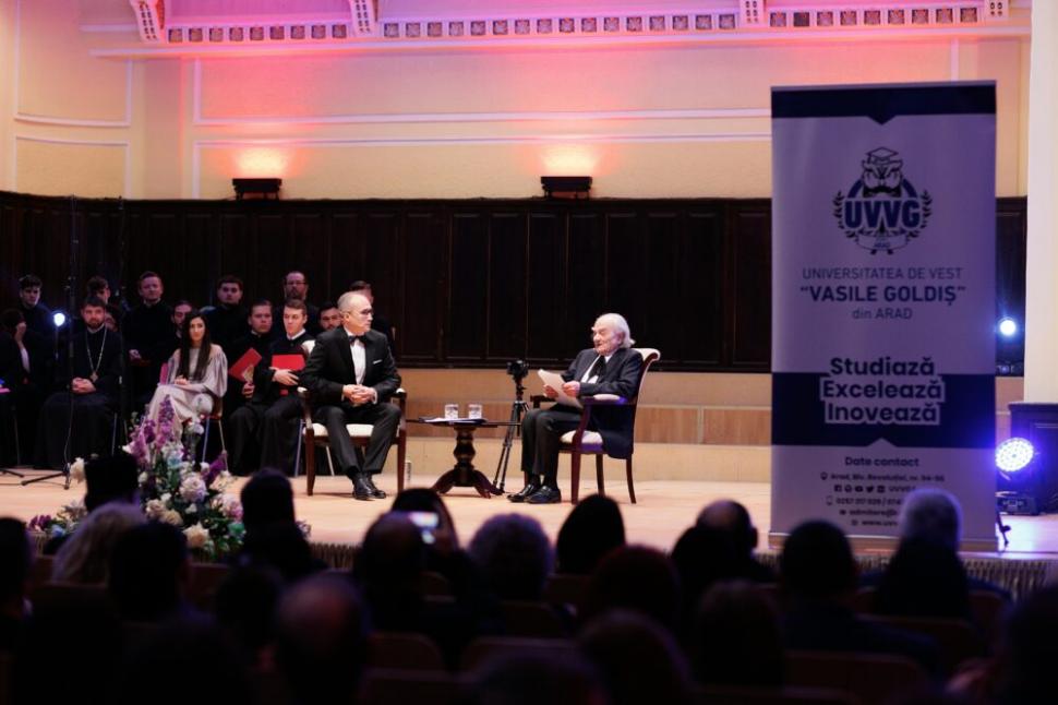 Neurochirurgul Leon Dănăilă, Doctor Honoris Causa la Universitatea de Vest din Arad: "Pentru mine, viața înseamnă ceilalți" 891319