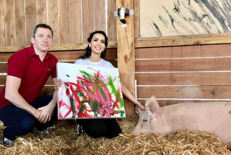 Pigcasso, purcica pictor, a murit: "Viaţa ei a făcut o diferenţă în lume" 892256