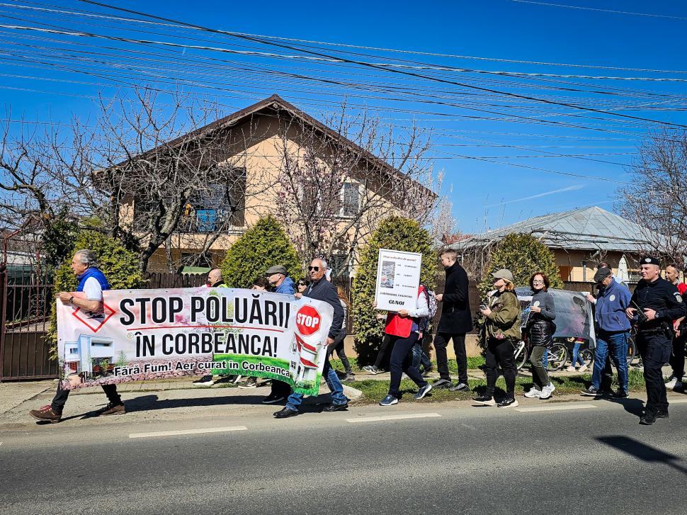 Locuitorii din Corbeanca, protest fără precedent în Ilfov, pentru Aer Curat, Sănătate și Viitor 893626
