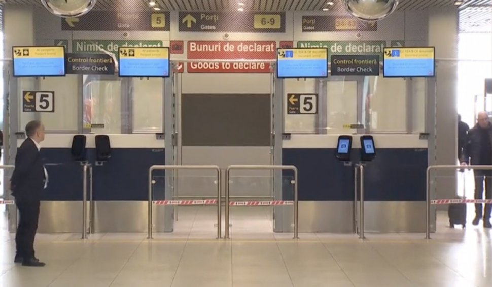 Lucrări în Aeroportul Otopeni, pentru pregătirea intrării în Air Schengen: Capacitatea de procesare este limitată la punctele de control
