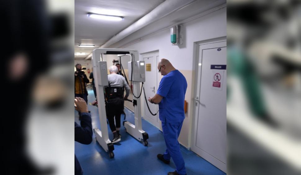 Spitalul din România care a fost dotat cu aparatură robotizată pentru recuperarea pacienţilor 894617
