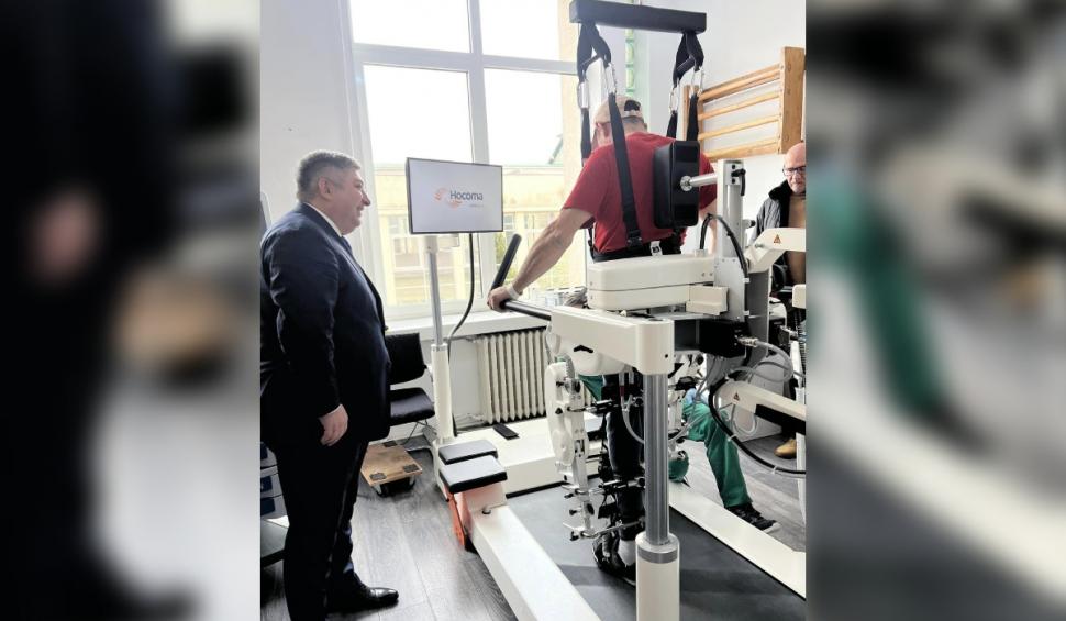 Spitalul din România care a fost dotat cu aparatură robotizată pentru recuperarea pacienţilor 894618