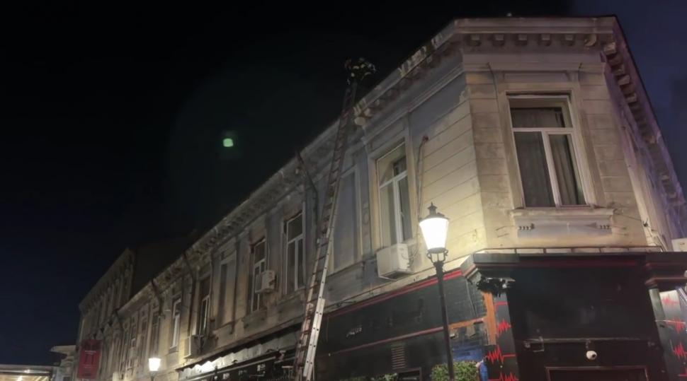 Incendiu în Centrul Vechi din București | Au fost mobilizate cinci autospeciale de stingere 894793