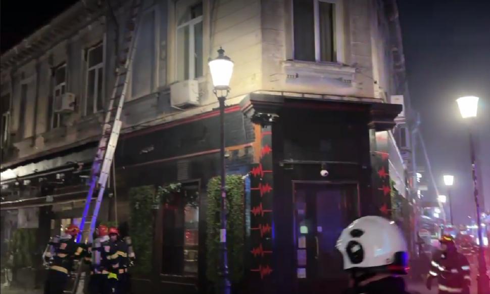 Incendiu în Centrul Vechi din București | Au fost mobilizate cinci autospeciale de stingere 894796