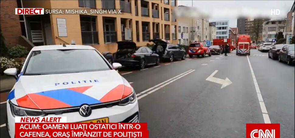 Luare de ostatici într-un club din Olanda. Sute de polițiști şi roboți controlați de la distanță pentru dezactivarea explozibililor, mobilizați la faţa locului 894722