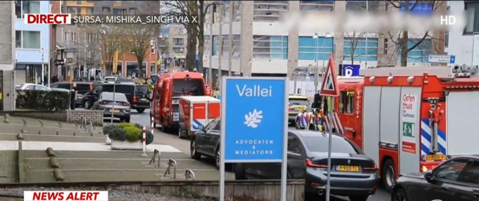 Luare de ostatici într-un club din Olanda. Sute de polițiști şi roboți controlați de la distanță pentru dezactivarea explozibililor, mobilizați la faţa locului 894723