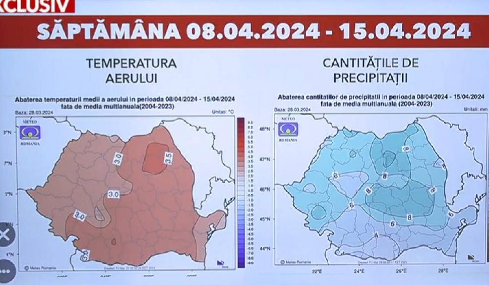 Hărţile care arată cât de repede înaintează praful saharian | Directorul ANM anunţă valorile lunii aprilie 894915
