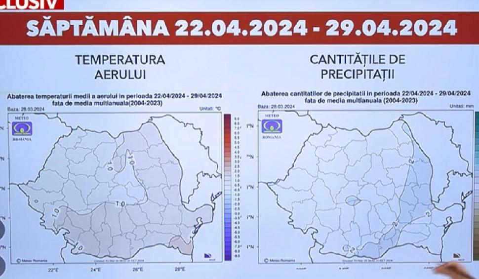 Hărţile care arată cât de repede înaintează praful saharian | Directorul ANM anunţă valorile lunii aprilie 894917