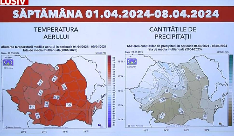 Hărţile care arată cât de repede înaintează praful saharian | Directorul ANM anunţă valorile lunii aprilie 894918