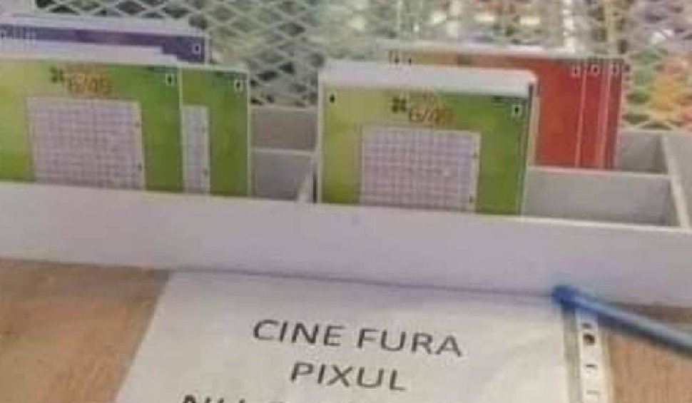 Mesajul amuzant transmis de angajații unei loterii din România pentru clienți: "Cine fură pixul..."