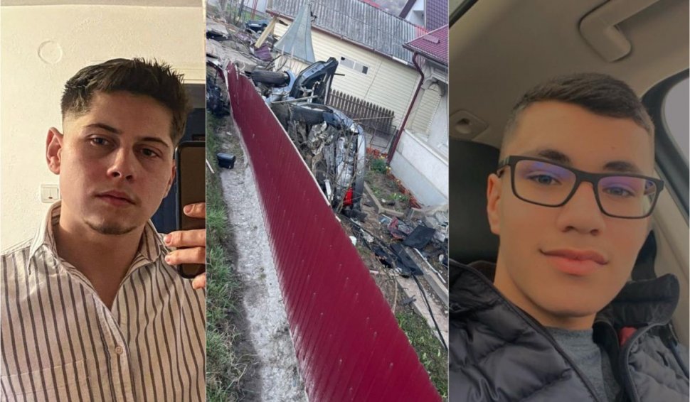 Ei sunt Raul, Alex şi Cristian, tinerii morţi în Neamţ, după ce mașinile lor au trecut prin garduri, au rupt stâlpi de beton şi s-au oprit în curtea unei case