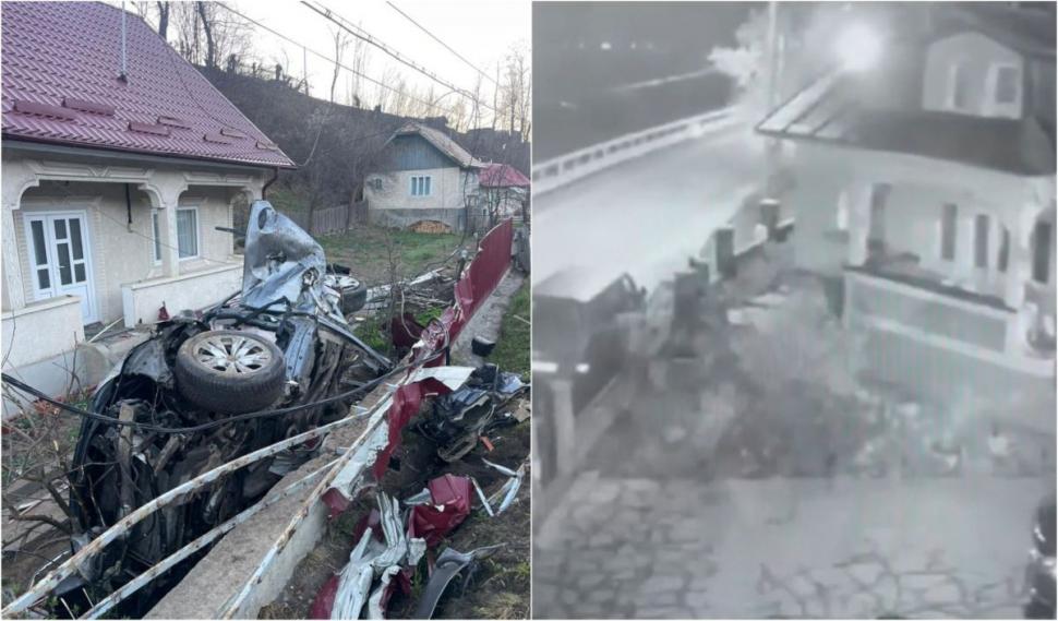 Tragedia cu trei morţi tineri şi trei răniţi, care a avut loc în Neamţ, surprinsă de camerele de înregistare 894883