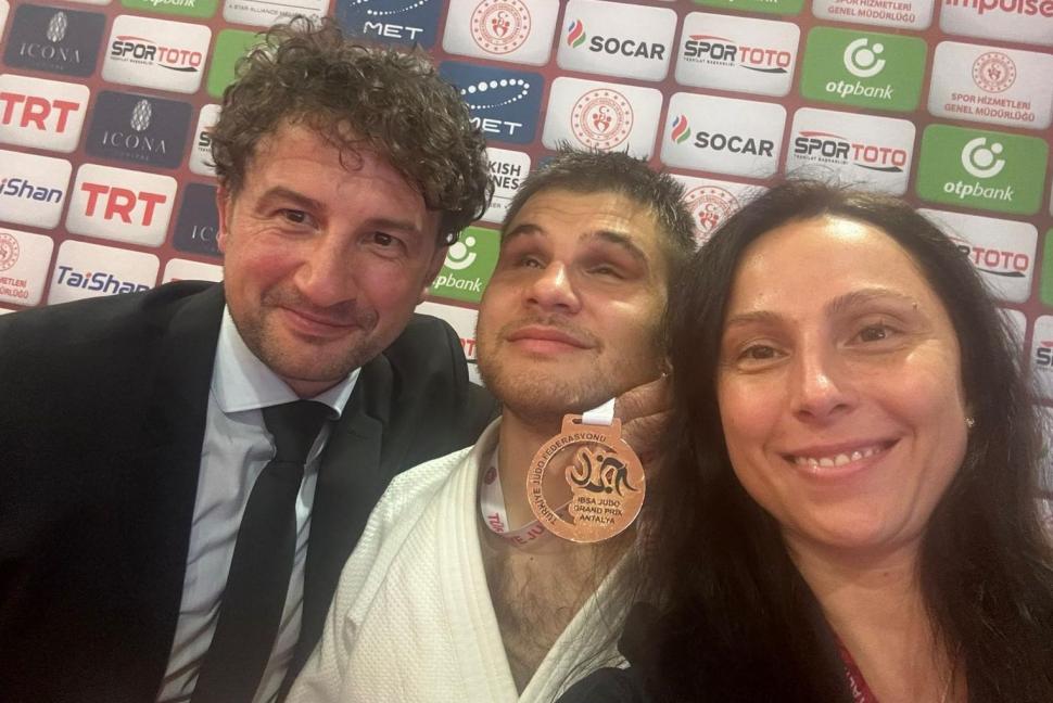 Alexandru Bologa, judoka nevăzător, aur la primul Grand Prix de judo al anului și calificare la Paris 2024 895588
