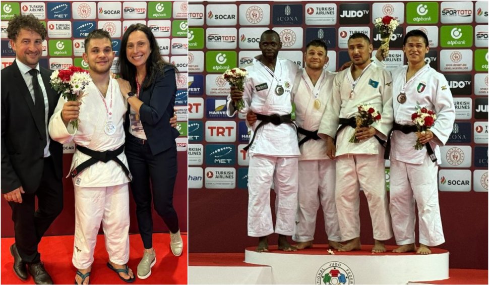 Alexandru Bologa, judoka nevăzător, aur la primul Grand Prix de judo al anului și calificare la Paris 2024