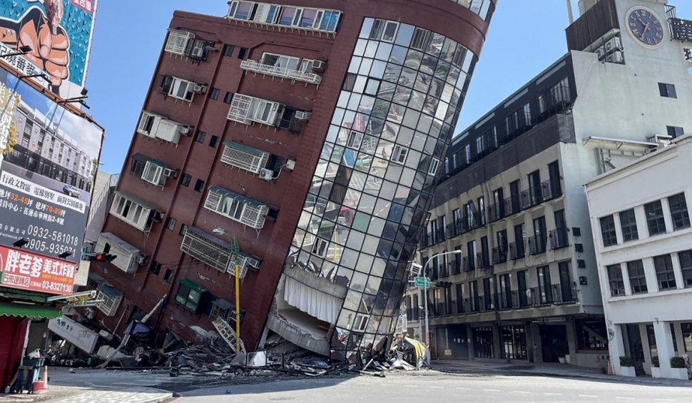 Cutremur de 7,4 în Taiwan: clădirile s-au prăbușit într-un oraș de pe coastă iar bilanțul preliminar indică zeci de victime, morți și răniți