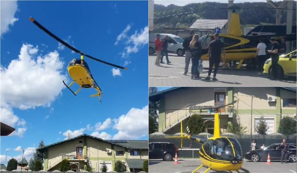 "A băgat GPL de 50 lei!" | Rămas fără combustibil, un român s-a dus cu elicopterul la cea mai apropiată benzinărie. Imagini de senzaţie din Curtea de Argeş 895519