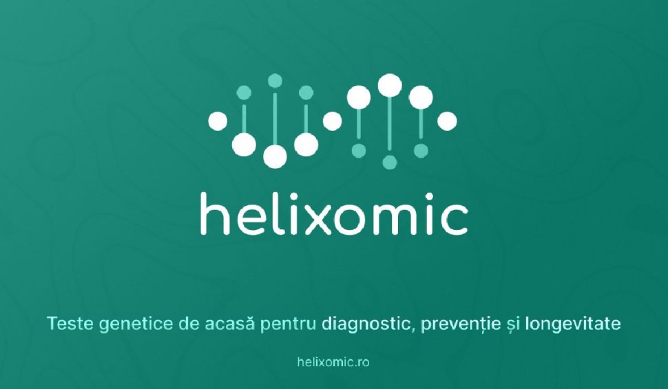 Lansarea Helixomic.ro – Teste genetice de acasă pentru diagnostic, prevenție și longevitate