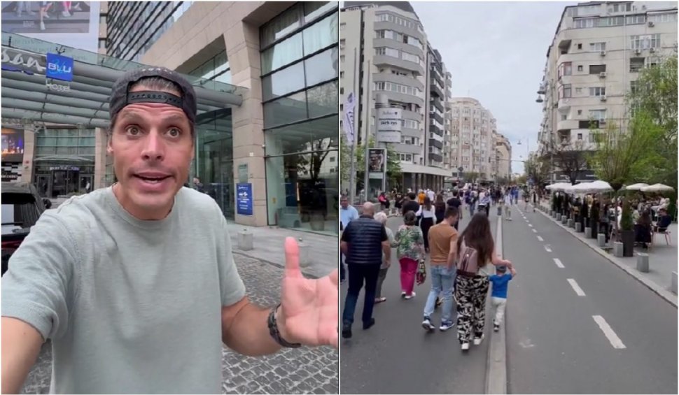 Reacția unui turist olandez după ce s-a plimbat pe "Străzile Deschise" din București | "Tocmai ce am ieșit din hotel și sunt șocat"