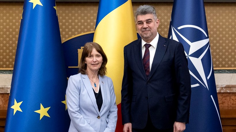 Premierul Marcel Ciolacu s-a întâlnit cu ambasadorul SUA la București
