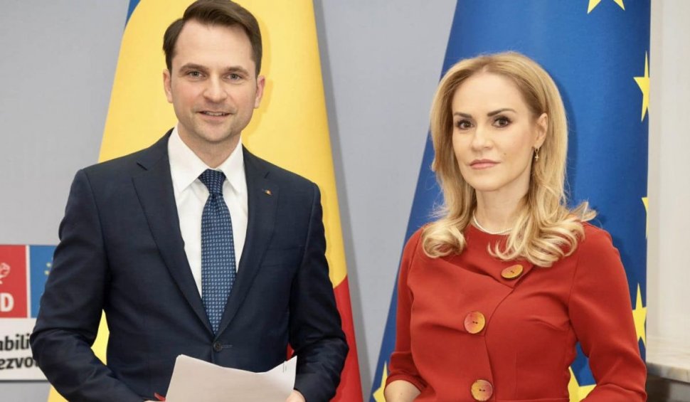 Gabriela Firea și Sebastian Burduja au semnat un protocol de colaborare pentru alegerile locale