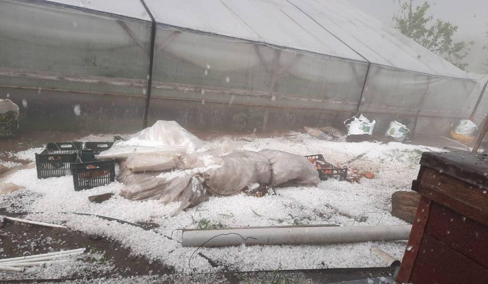 Imagini cu prăpădul din România după ce temperaturile au scăzut brusc: Grindină, puhoaie și vijelii 897992