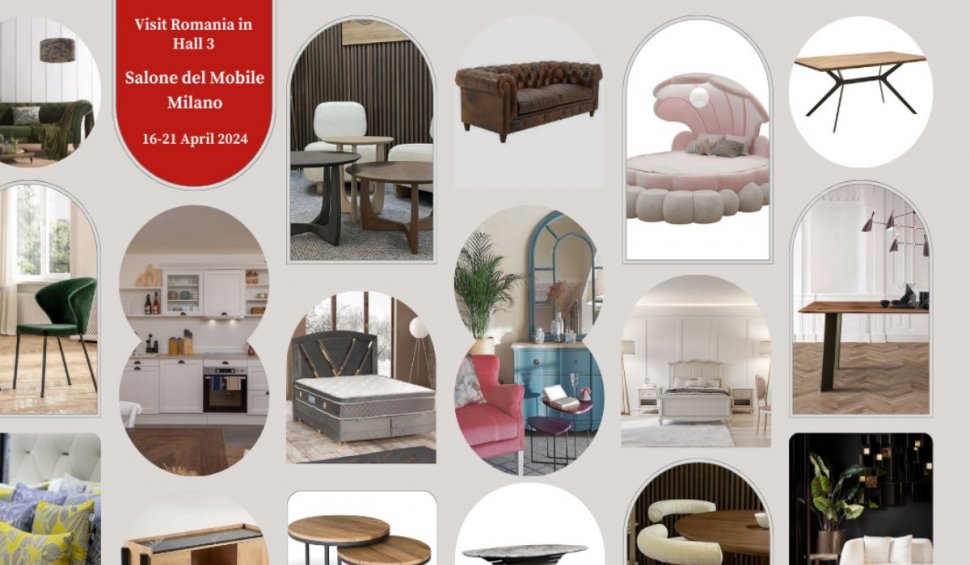 17 firme românești își expun colecțiile de mobilier din lemn masiv la Salone del Mobile Milano, ediția aprilie 2024