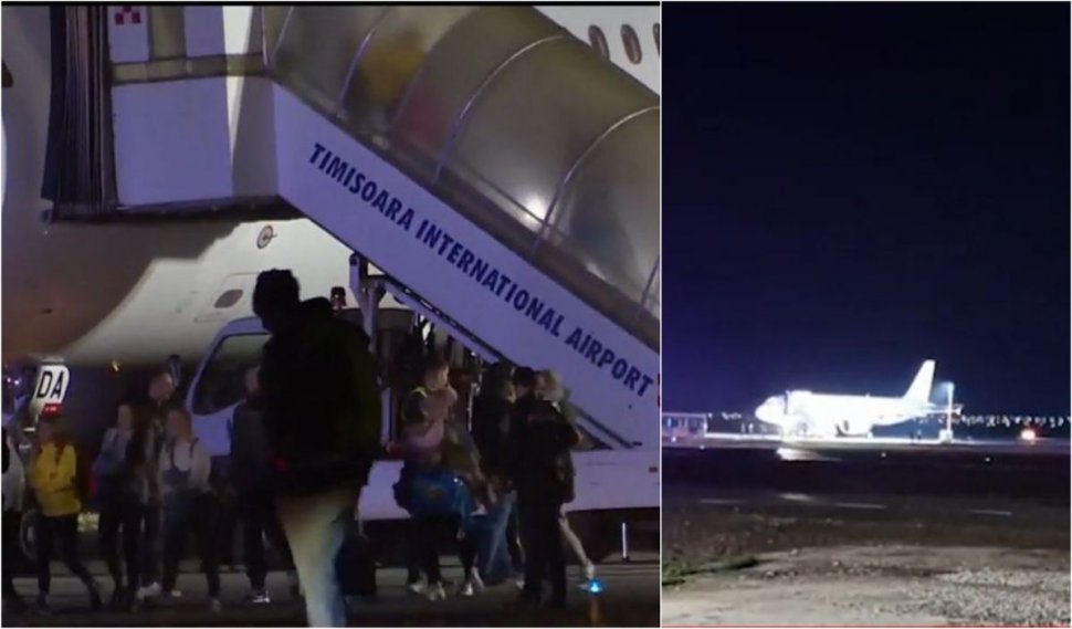 Aterizare de urgență a unui avion pe aeroportul din Timișoara, după o amenințare cu bombă