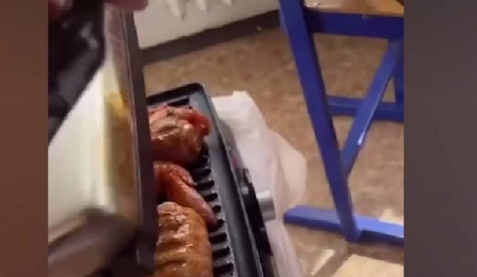 Momentul în care mai mulți elevi au încins grătarul în timpul orelor, în clasă: "Școala românească 2024" 898344