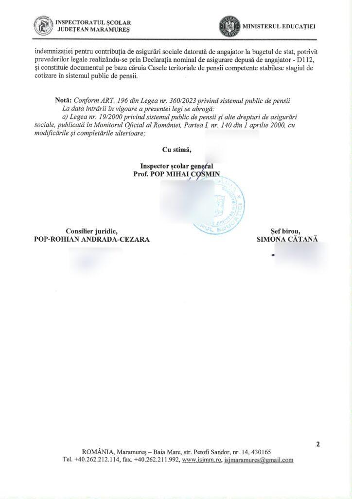 Recalculare pensie 2024. Lista veniturilor luate în calcul pentru cadrele didactice | Explicaţii de la Inspectoratul Școlar 898193