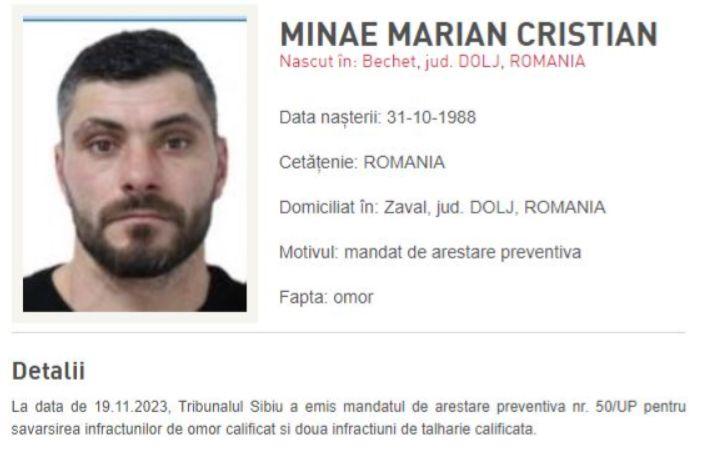 Marian Cristian Minae, unul din inculpații crimei din Sibiu, în cazul Adrian Kreiner, va fi extrădat în România 898415