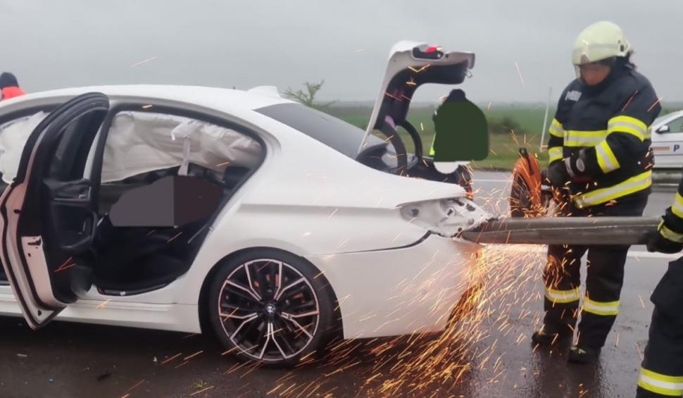 Accident mortal pe Autostrada A1. Un şofer şi-a pierdut viaţa în urma unui impact violent cu parapetul median 898918