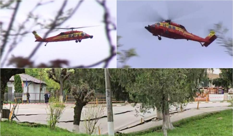 Craterul din Slănic Prahova s-a extins. Strada surpată riscă să prăbușească mai multe clădiri, inclusiv o grădiniţă 899481