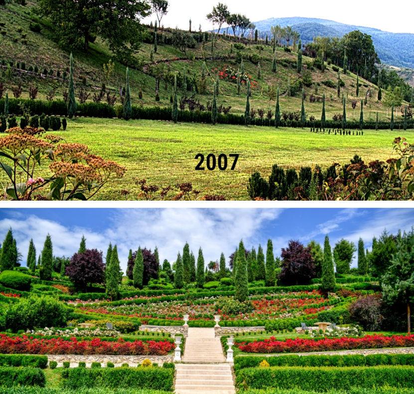 Povestea italianului care a scos prunii şi a pus flori, pe Valea Mureşului. Imagini spectaculoase cu grădinile aristocratice "I Giardini di Zoe" 899574