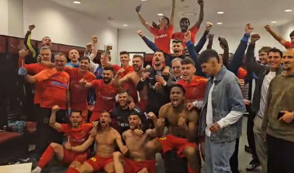 FCSB, petrecere ”Made in Romania” după câștigarea titlului | Imagini de senzație din vestiarul campionilor 899675