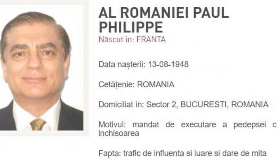 "Paul de România", arestat preventiv după ce a fost prins în Malta. Anunțul făcut de ministrul Justiției, Alina Gorghiu
