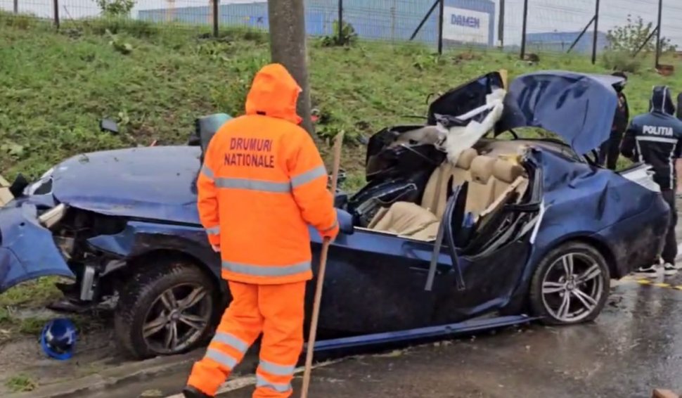 Un șofer cu BMW a pierdut controlul volanului și a murit, după ce s-a răsturnat de mai multe ori cu mașina, la Mangalia. O altă victimă a ajuns la spital