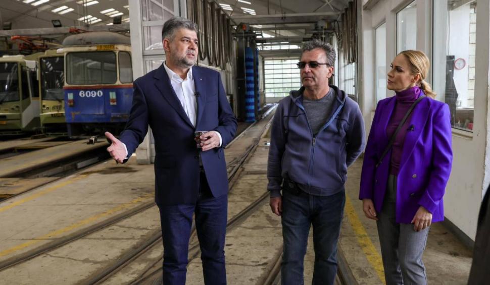 Marcel Ciolacu şi Gabriela Firea, vizită de 1 Mai la depoul Dudeşti din Capitală: "După ce am depășit Ungaria, sunt convins că putem ajunge și Polonia" 900278