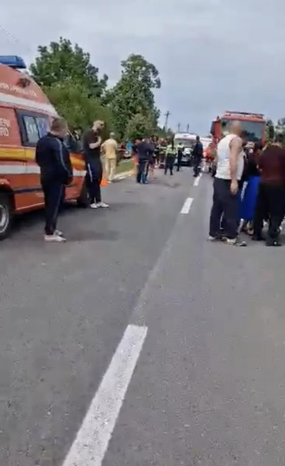 Doi tineri au murit, după ce au intrat cu un BMW într-un copac. Accident grav la Căldăraru, în Argeş 900488