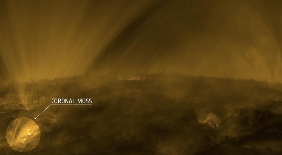 Imagini spectaculoase cu suprafața Soarelui, care arată inclusiv ploaia solară, erupţiile şi muşchiul coronal, publicate de Agenția Spațială Europeană 900723