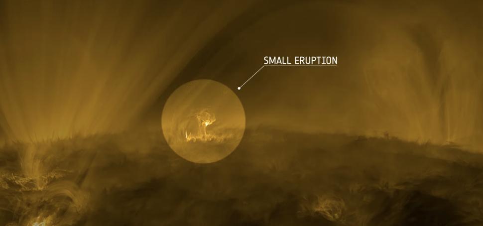 Imagini spectaculoase cu suprafața Soarelui, care arată inclusiv ploaia solară, erupţiile şi muşchiul coronal, publicate de Agenția Spațială Europeană 900725