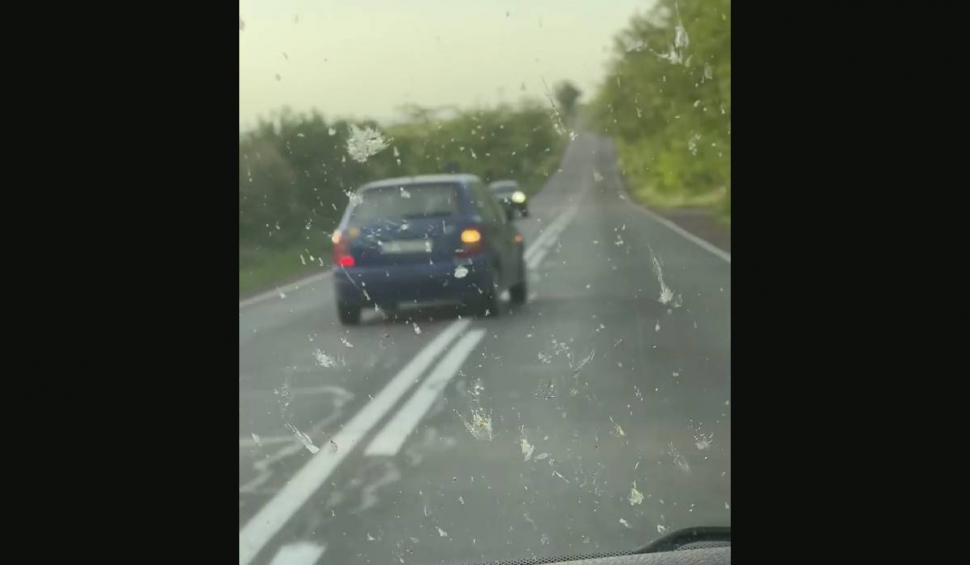 Șofer din Tulcea, surprins pe contrasens. A fost la un pas de un accident frontal 901024