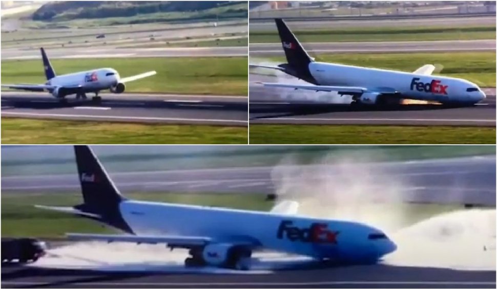 Aterizare de urgență: un avion a dat cu botul de pistă după ce a semnalat o problemă tehnică, la Istanbul