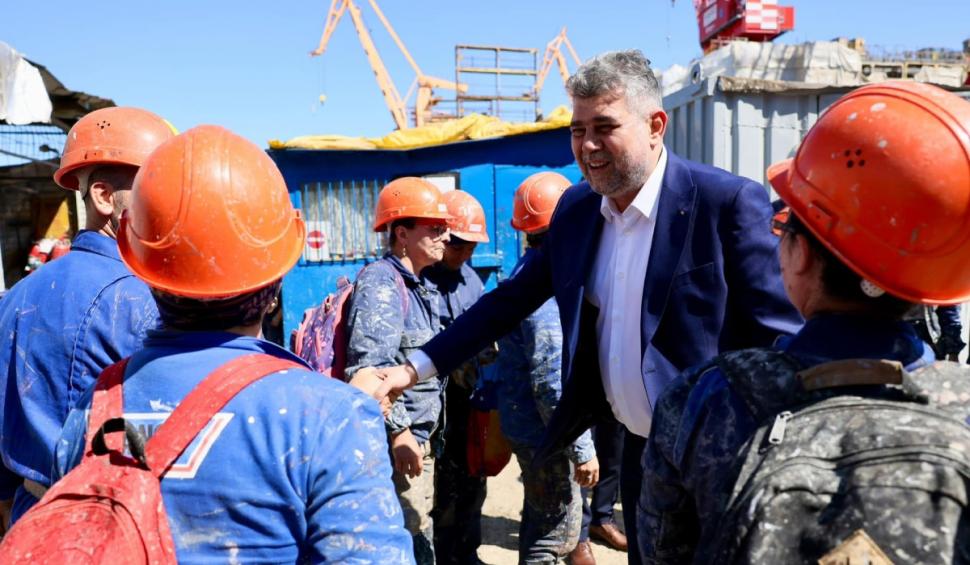 Marcel Ciolacu, după vizita la șantierul naval din Brăila: "România produce! Din ce în ce mai mult și mai bine" 901748