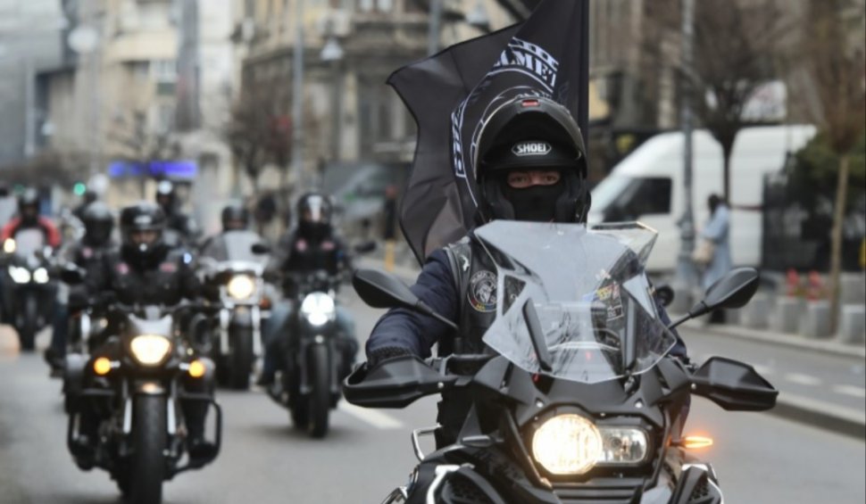 Marş pe motociclete, sâmbătă, în Bucureşti. Anunţul făcut de Brigada Rutieră 
