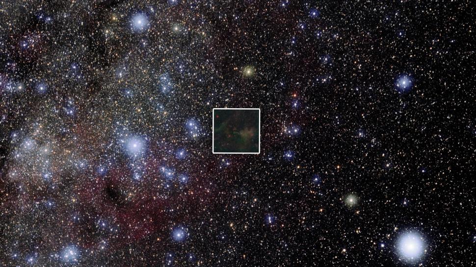 "Mâna lui Dumnezeu", fenomen cosmic rar, la 1.300 de ani-lumină de Pământ, surprinsă de un telescop 901828