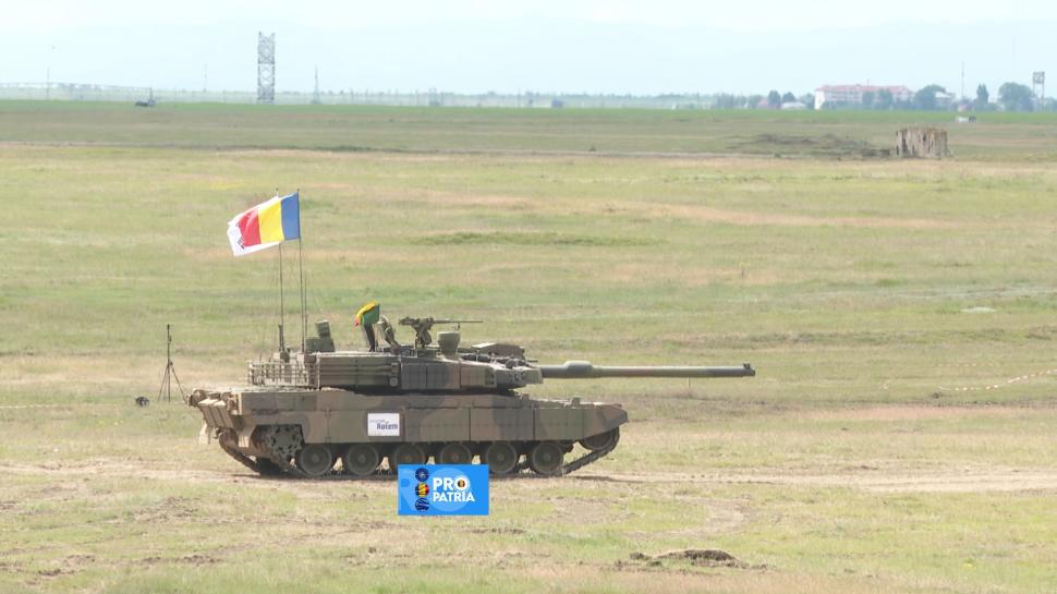 Imagini cu tancul K-2 Black Panther, ajuns în România. Trageri demonstrative într-un poligon din Galați 902643