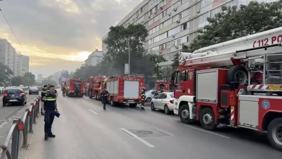 Incendiu puternic, cu degajări mari de fum, lângă stadionul Dinamo București 903215