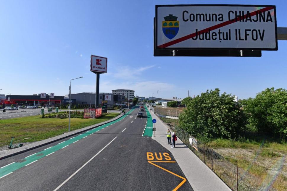 A fost redeschis drumul Osiei, care face legătura cu comuna Chiajna 904095