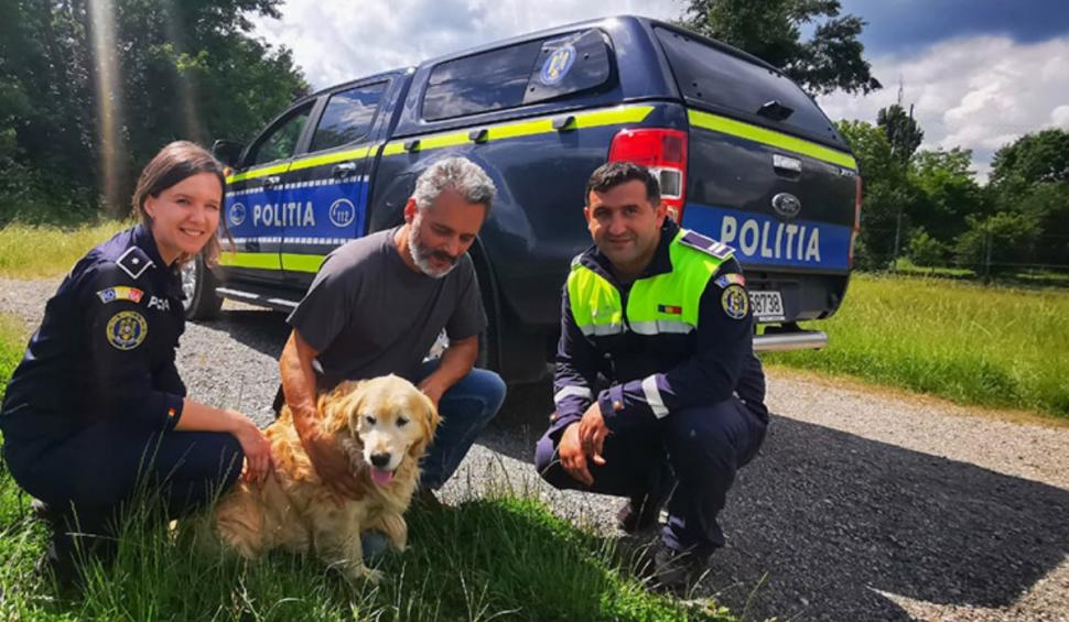 Clipe de fericire la Caraş Severin, după ce un câine pierdut în 2022 a fost găsit şi predat stăpânului său 904940