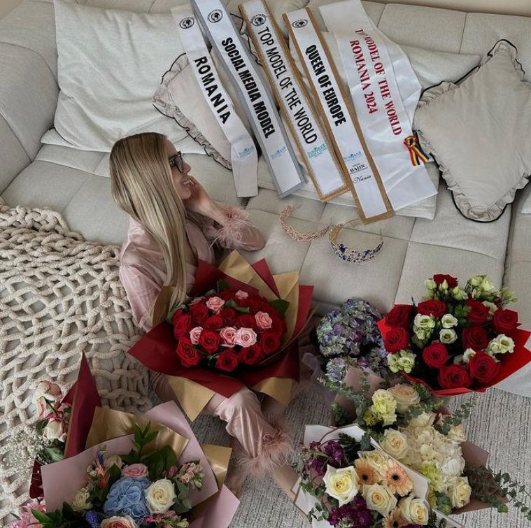 Povestea româncei care a câștigat trei titluri de Miss în doar două săptămâni. Maria Vărzaru e "Regina Europei" 905118